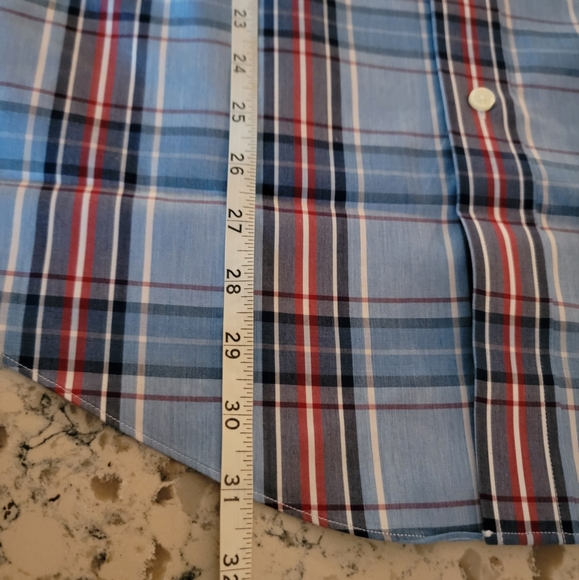 Brooks Brothers Men's Oxford Shirt Red White & Blue Large Supima Cotton - Picture 7 of 10